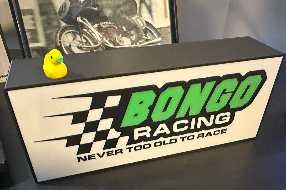 Bongo Racing USB Light Box β "Never Too Old to Glow" Edition