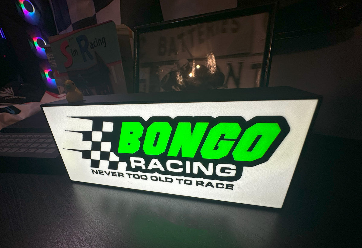 Bongo Racing USB Light Box β "Never Too Old to Glow" Edition