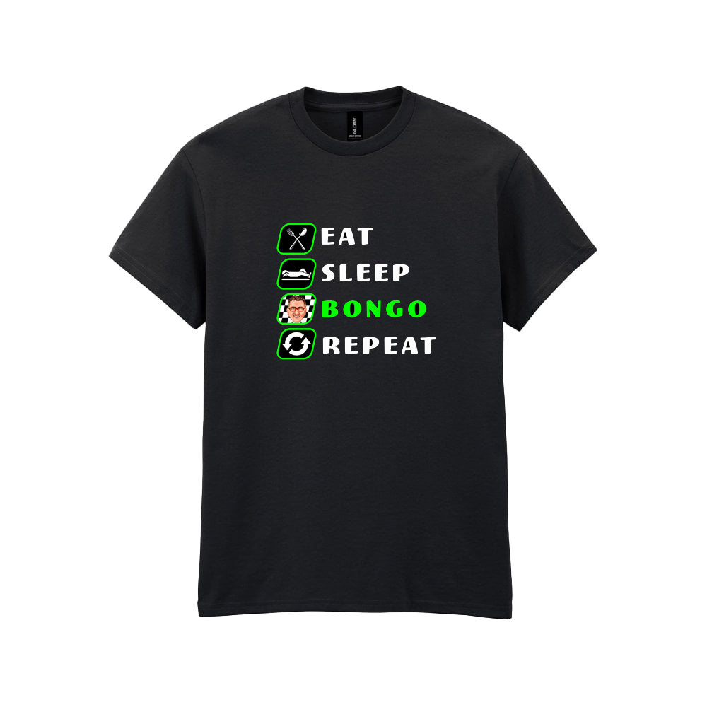 Eat Sleep Bongo Repeat T-Shirt