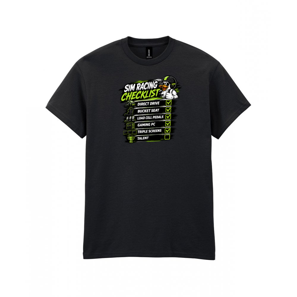 Sim Racing Checklist T-Shirt
