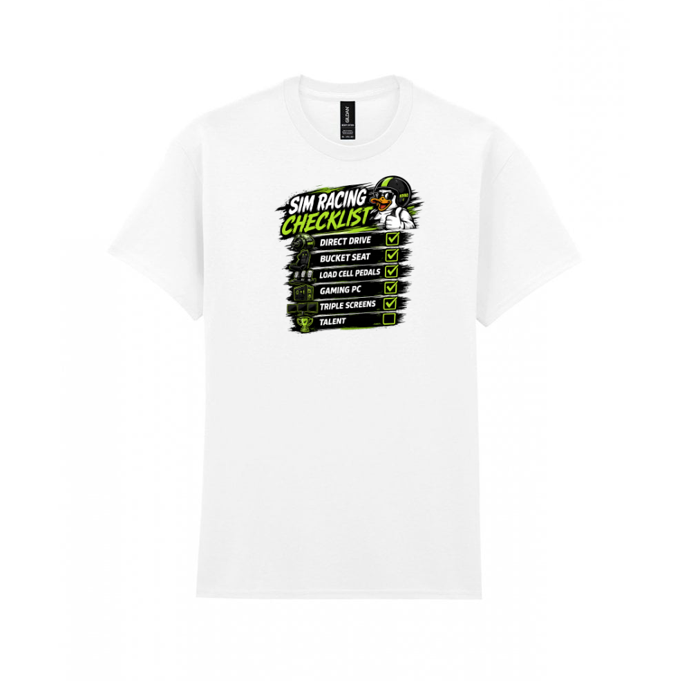Sim Racing Checklist T-Shirt