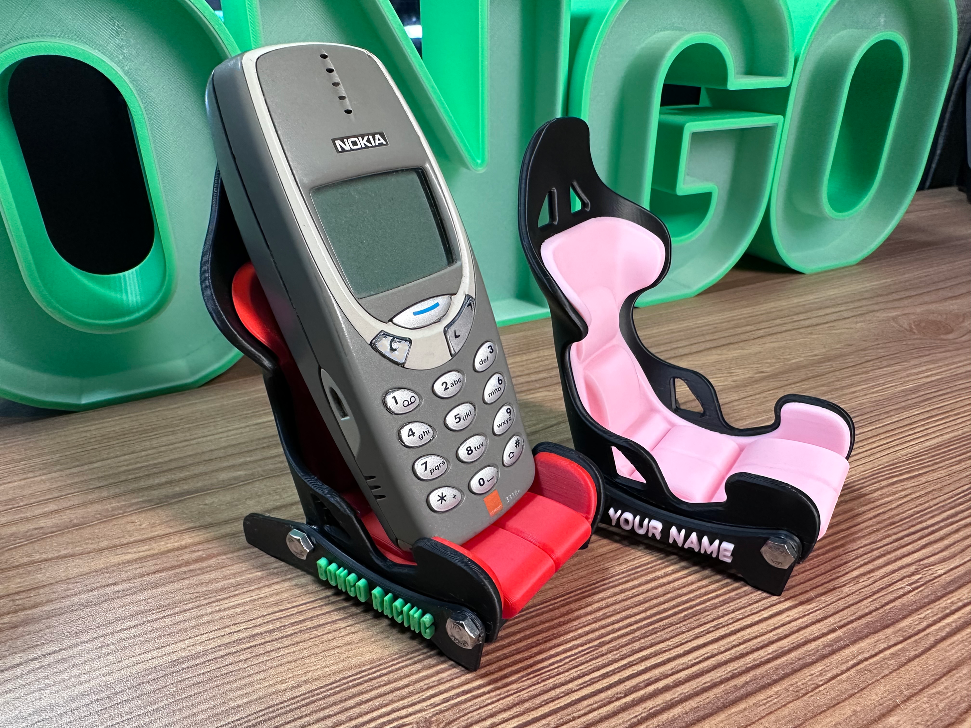 🏁 Mini Racing Seat Phone Holder 🏁